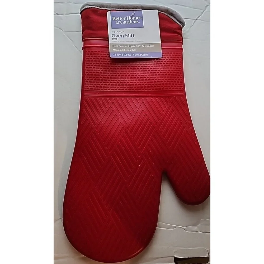 SILICONE OVEN MITT.. 7.5